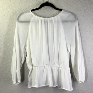 ANTONIO MELANI Long Sleeve Peblum‎ Shirt